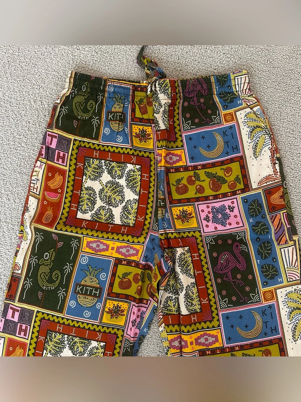Kith Kids Tropical Tapestry Button Down and Pants Set